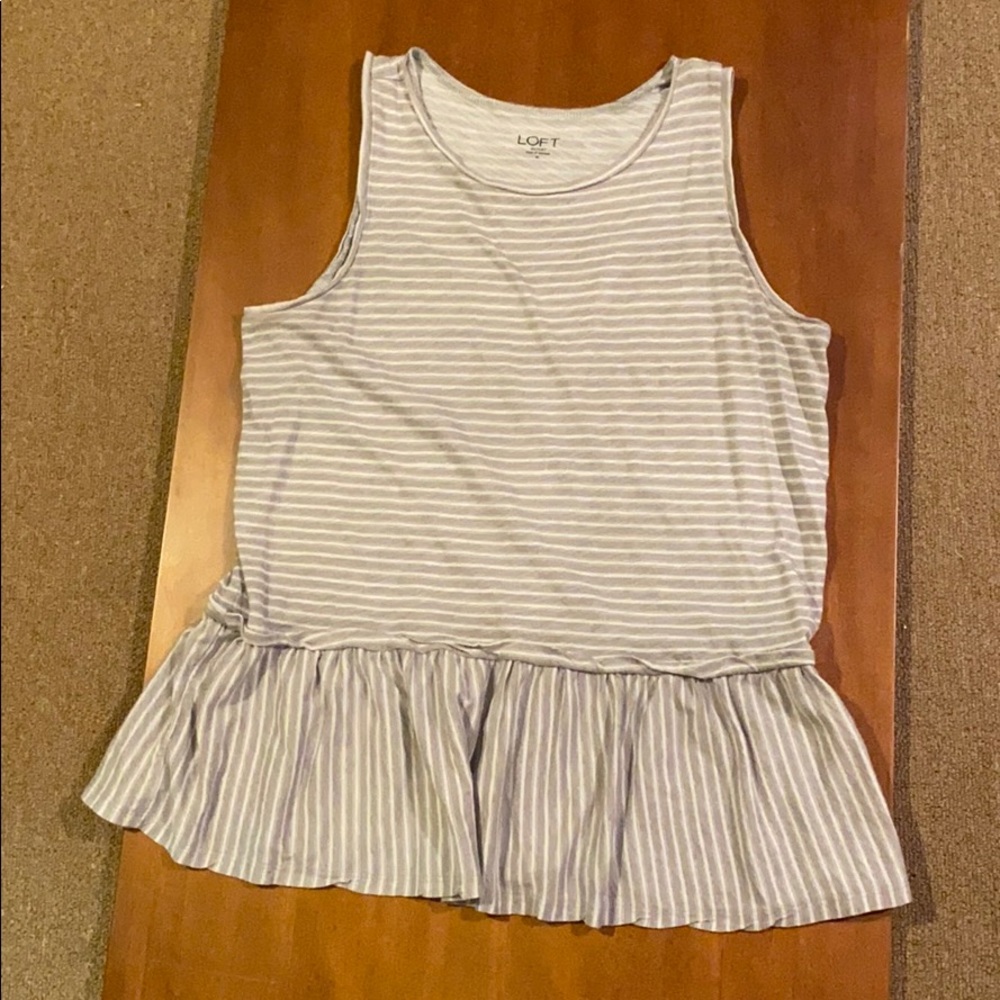 Loft peplum shirt